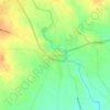 Talegaon Dhamdhere topographic map, elevation, terrain