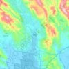 Napa topographic map, elevation, terrain