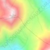 Rohtang Pass topographic map, elevation, terrain