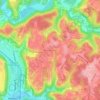 Vermont Terrace topographic map, elevation, terrain