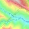 Carijana topographic map, elevation, terrain