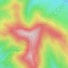 Magura topographic map, elevation, terrain