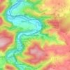 Hausen topographic map, elevation, terrain