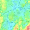 Devens topographic map, elevation, terrain