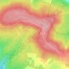 Foret de Carnelle topographic map, elevation, terrain