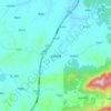 金刚台镇 topographic map, elevation, terrain