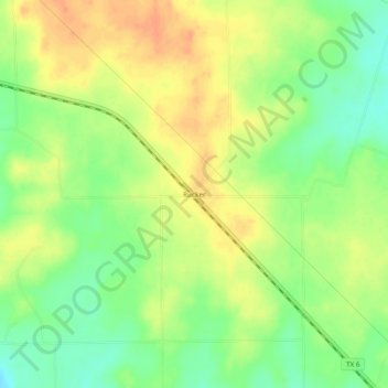 Rucker topographic map, elevation, terrain