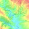 Miusynsk topographic map, elevation, terrain