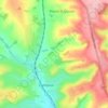 Chalmington topographic map, elevation, terrain