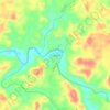 Bagadó topographic map, elevation, terrain