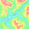 土黄镇 topographic map, elevation, terrain