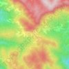 Prunetta topographic map, elevation, terrain