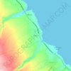 Wailea topographic map, elevation, terrain