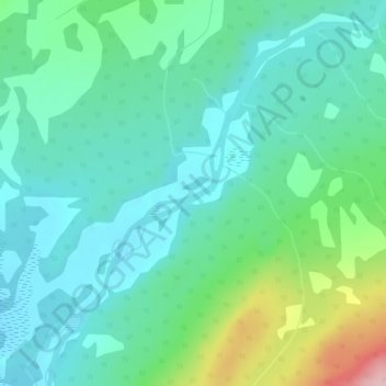 Morley River topographic map, elevation, terrain