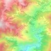 Rangarh topographic map, elevation, terrain