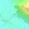 Hrabyne topographic map, elevation, terrain