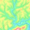 Penn Lee topographic map, elevation, terrain