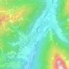 San Giovanni di Fassa - Sèn Jan topographic map, elevation, terrain