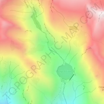 Alpe Savolere topographic map, elevation, terrain