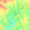 Al Jizah topographic map, elevation, terrain