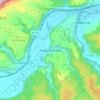 Niederkrossen topographic map, elevation, terrain