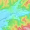 Aurafrède topographic map, elevation, terrain