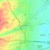 Leasingham topographic map, elevation, terrain