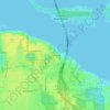 Gilmore topographic map, elevation, terrain