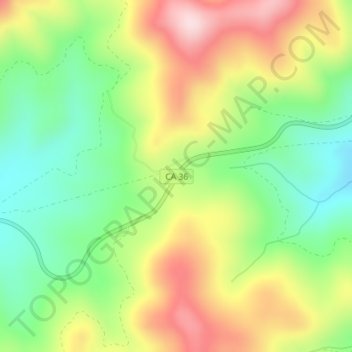 Fredonyer Pass topographic map, elevation, terrain