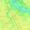 Berge topographic map, elevation, terrain