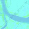 Tanjung Pasir topographic map, elevation, terrain