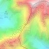 Col de Miage topographic map, elevation, terrain