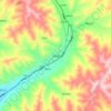东峡镇 topographic map, elevation, terrain