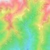 Montata topographic map, elevation, terrain