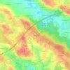 Sévailles topographic map, elevation, terrain