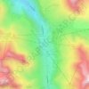 Zürs topographic map, elevation, terrain