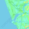 Beypore topographic map, elevation, terrain