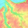 Monpot topographic map, elevation, terrain