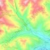 Piano della Lenta topographic map, elevation, terrain