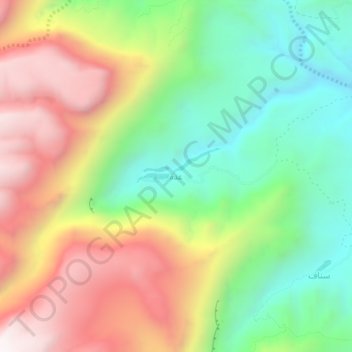 Addah topographic map, elevation, terrain