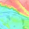 Llanillo de Valdelucio topographic map, elevation, terrain