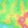 Champ Oudo topographic map, elevation, terrain