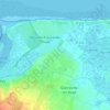 Merville topographic map, elevation, terrain