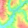 Ханино topographic map, elevation, terrain