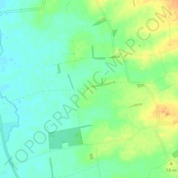 North Gulham topographic map, elevation, terrain