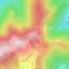 Crêt de l'Œillon topographic map, elevation, terrain