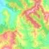 Gonengo topographic map, elevation, terrain