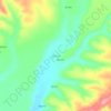 骆驼沟村 topographic map, elevation, terrain