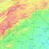 Wilkes topographic map, elevation, terrain