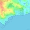 Le Rohaliguen topographic map, elevation, terrain